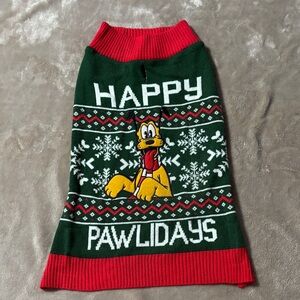 "Happy Pawlidays" Dog Sweater